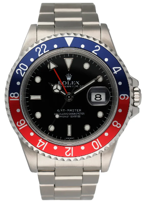 Rolex GMT Master 16700 Pepsi Bezel Mens Watch-Rolex Watch with Sapphire Glass -