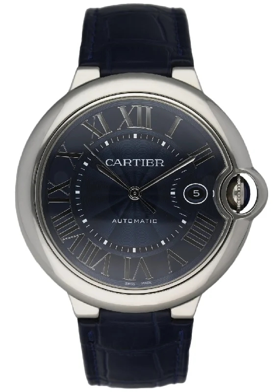 Cartier Ballon Bleu WSBB0025 Men's Watch Box & Papers-Cartier Watch with Signature Look -