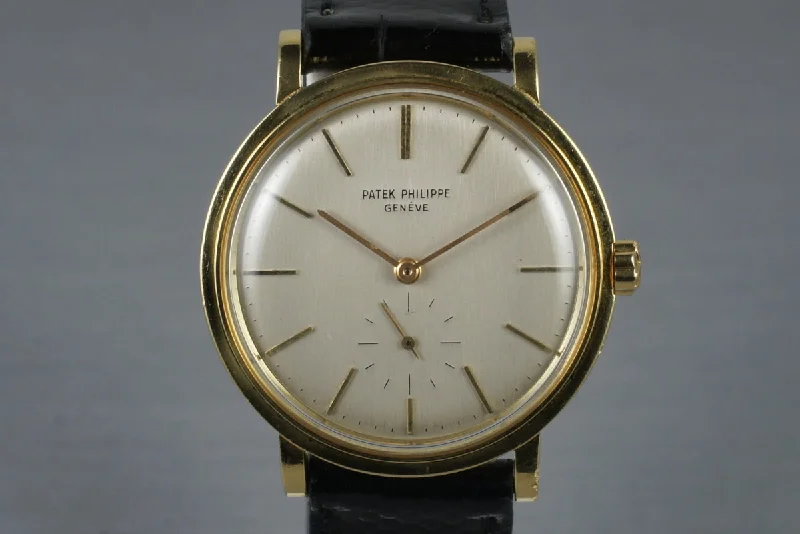 1960’s 18K YG Patek Philippe 3429-Rolex Watch with Exclusive Materials -