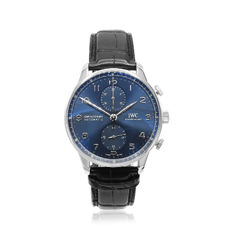 IWC Portugieser Chronograph 41mm Steel Watch Ref IW371606-IWC Watch for Professional Watch Collecting -