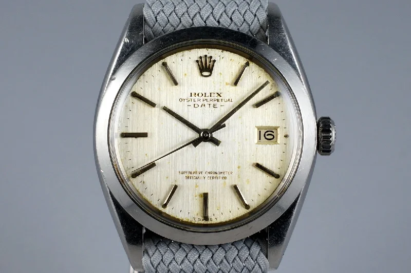 1965 Rolex Date 1500 Silver Dial-Rolex Submariner Watch -