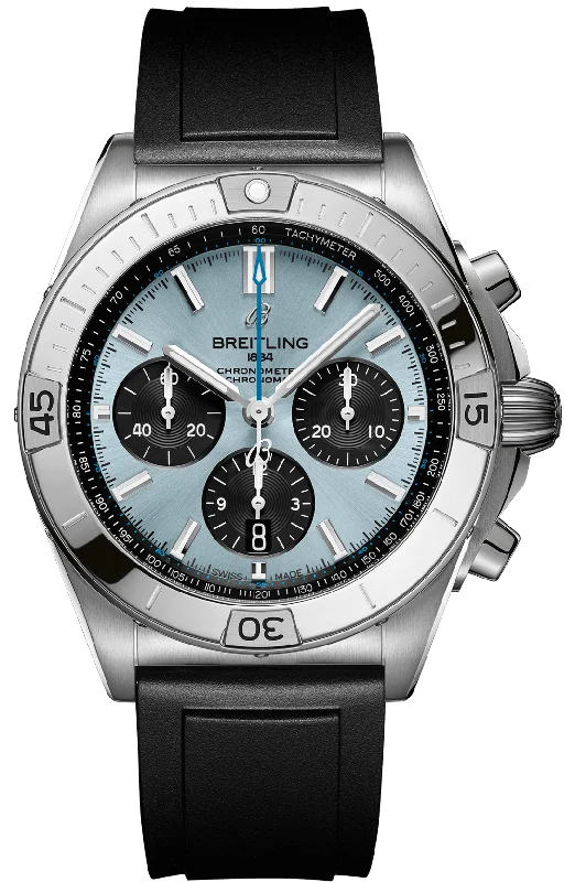 Breitling Chronomat B01 42 Ice Blue-Breitling Watch with World-Class Durability -