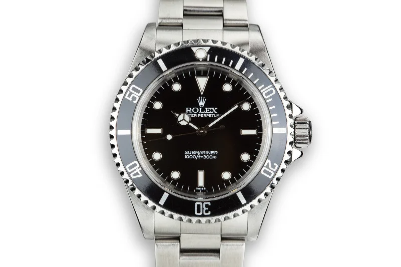 1999 Rolex Submariner 14060 with SWISS Only Dial-Rolex Watch with Tachymeter Function -