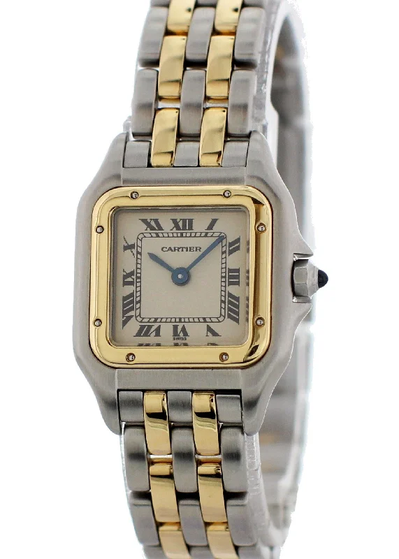 Cartier Panthere 1057917 Two Tone Ladies Watch-Cartier Watch with Exquisite Strap Design -