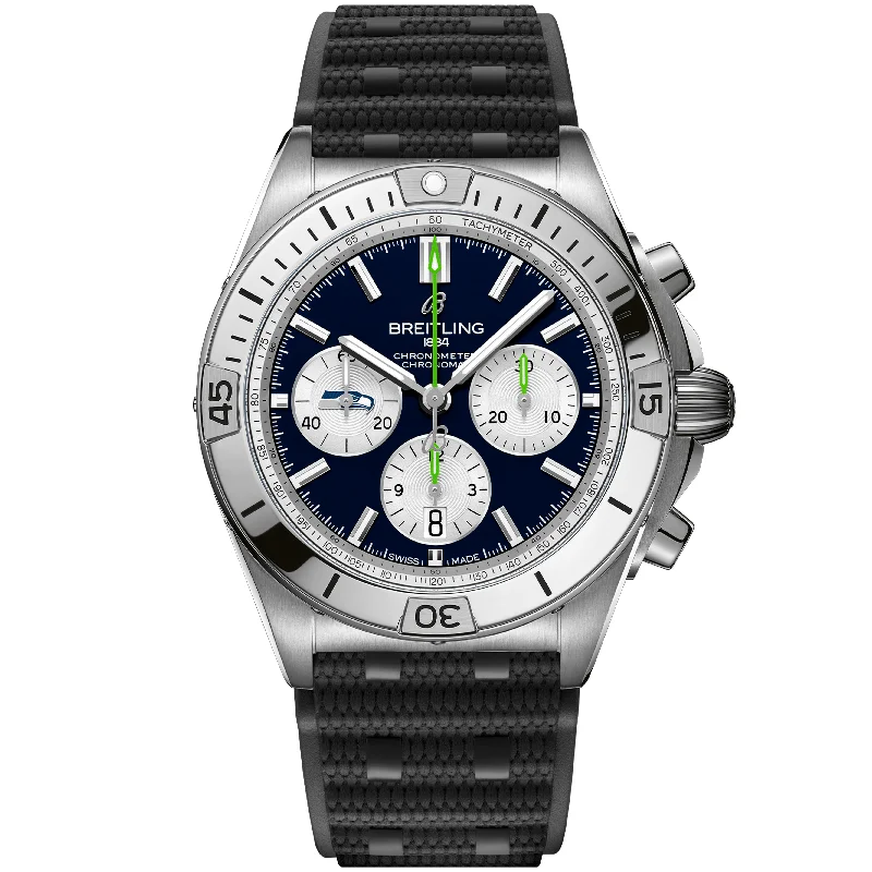 Chronomat B01 42 NFL Seattle Seahawks Edition AB01342B1C4S1-Breitling Watch for Timepiece Collectors -