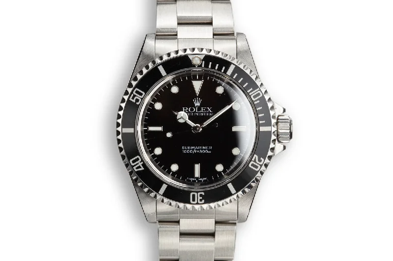 2001 Rolex Submariner 14060M-Rolex Watch with Transparent Caseback -