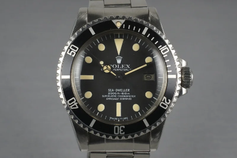 1978 Rolex Sea Dweller 1665 Mark I Dial-Rolex Watch with Steel Case -