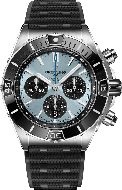 Breitling Super Chronomat B01 44 Ice Blue-Breitling Watch with Power Reserve of 70 Hours -