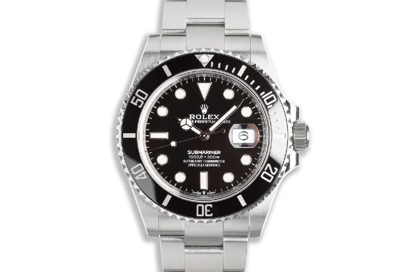 2021 Rolex Submariner 41mm 126610LN with  Box & Card-Rolex Watch with Diamond Dial and Bezel -