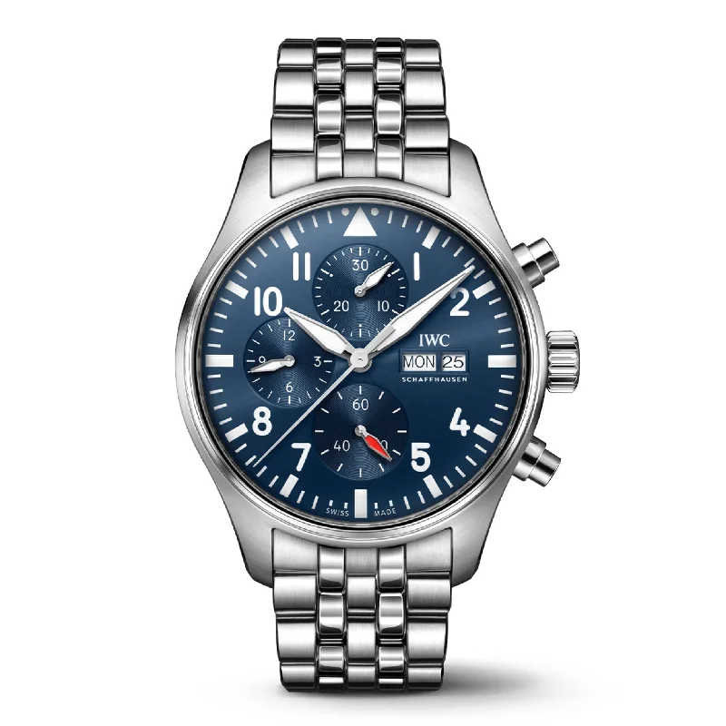 IWC Pilot'S Watch Chronograph Watch, 43mm Blue Dial, IW378004-IWC Watch for Adventure Seekers -