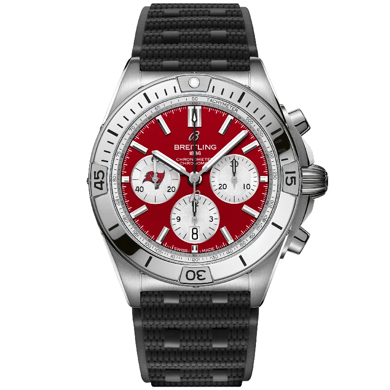 Chronomat B01 42 NFL Tampa Bay Buccaneers Edition AB01342B1K7S1-Breitling Watch with High-Performance Features -