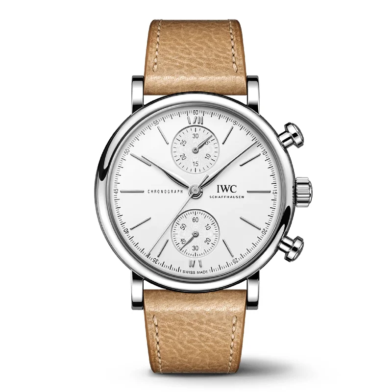 IWC Portofino Chronograph 39 Watch, 39mm White Dial, IW391502-IWC Watch for Collector’s Edition -