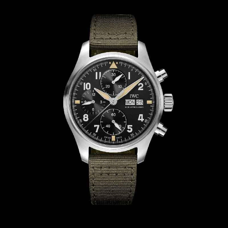 IWC Pilot’S Watch Chronograph Spitfire Watch, 41mm Black Dial, IW387901-IWC Watch for High-End Collectors -