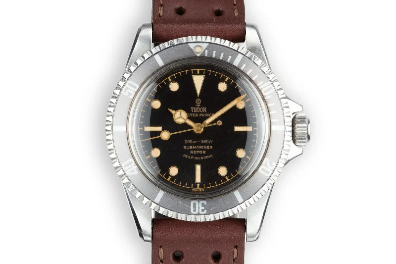 1961 Tudor Submariner 7928 Pointed Crown Guard Case with Gilt Chapter Ring Exclamation Point Dial-Rolex Watch for Businessmen -