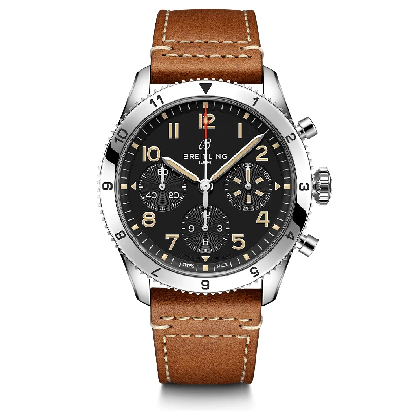 Classic AVI Chronograph 42 P-51 Mustang A233803A1B1X1-Breitling Watch with High-End Materials -