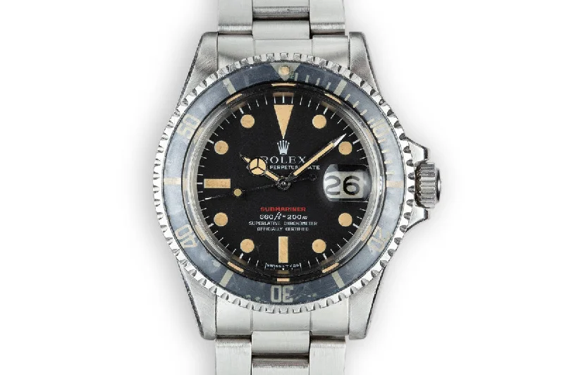 1971 Rolex Red Submariner 1680 with Mark 4 Dial-Rolex Explorer Watch -