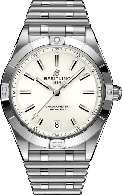 Breitling Chronomat 36 Stainless Steel Lady's Watch-Breitling Watch with High-Grade Materials -