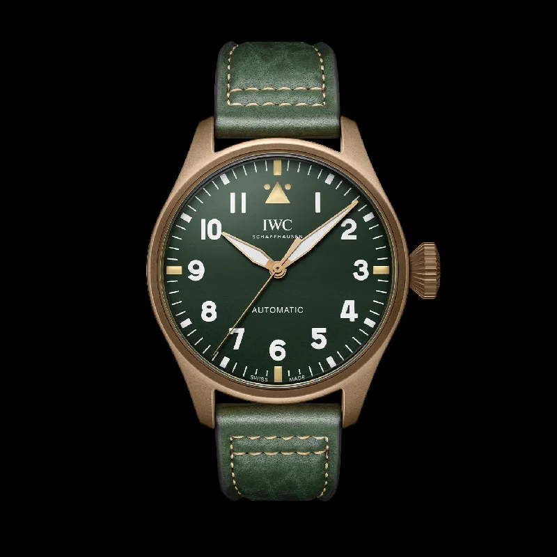 IWC Big Pilot’S Watch 43 Spitfire Watch, 43mm Green Dial, IW329702-IWC Watch with Green Dial -