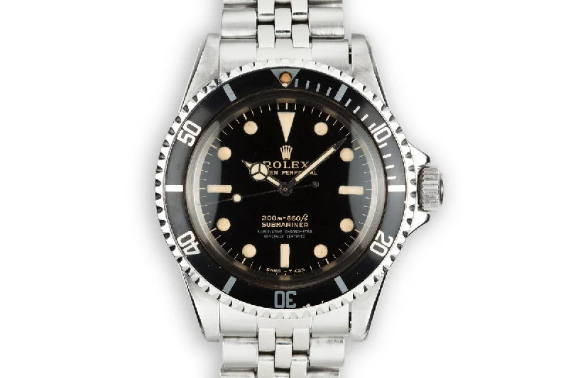 1966 Rolex Submariner 5512 4 Line Gilt Dial-Rolex Watch with Diamond Dial -