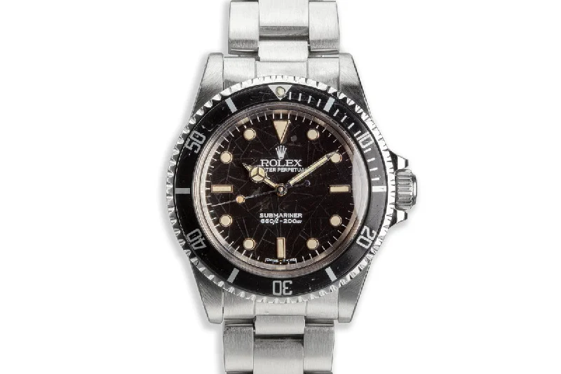 1985 Vintage Rolex Submariner 5513 "Spider" Dial-Rolex Watch for Historical Watch Collectors -