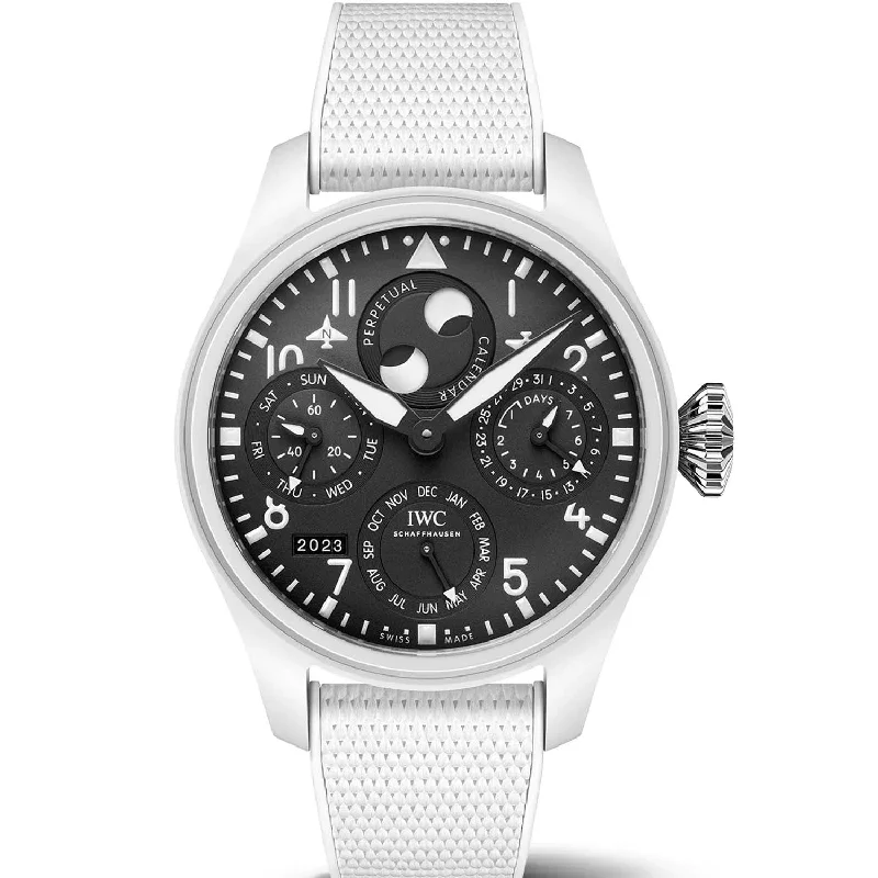 IWC Big Pilot’s Perpetual Calendar Top Gun Lake Tahoe IW503008 Black dial-IWC Watch with Swiss Movement -