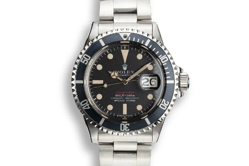 1970 Rolex Red Submariner 1680 with MK IV Dial-Rolex Watch for High-End Events -