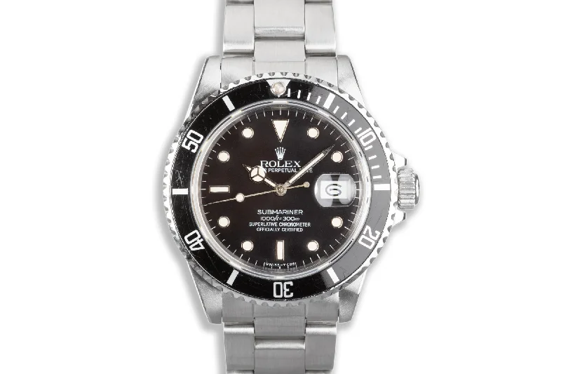 1991 Rolex Submariner 16610 Tritium Lume-Rolex Watch with Exclusive Materials -