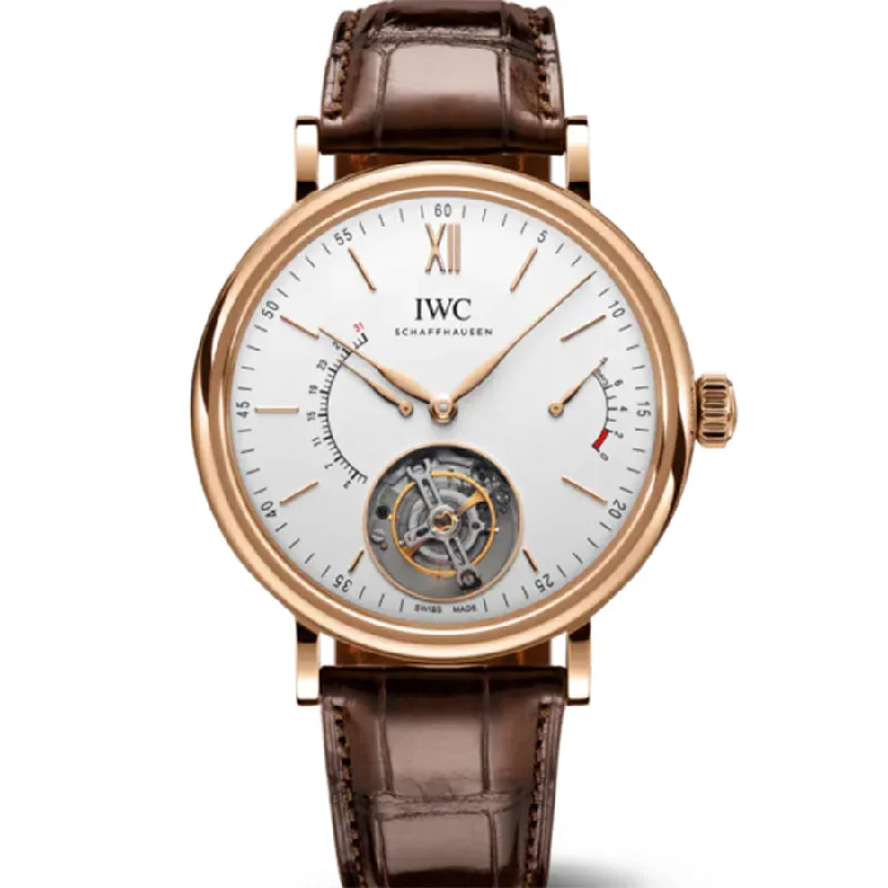 IWC PORTOFINO HAND-WOUND TOURBILLON RÉTROGRADE 45mm IW516501-IWC Watch for Rugged Style -