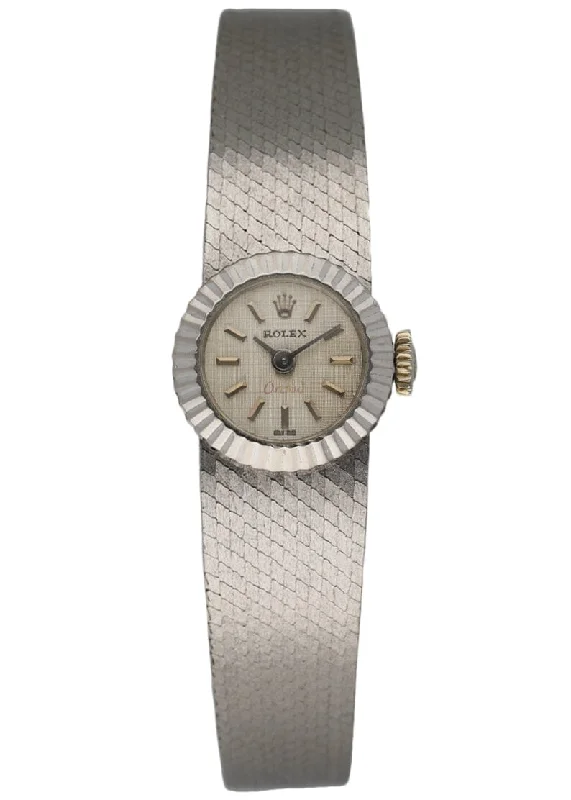 Rolex Chameleon Orchid 18k White Gold Ladies Watch-Rolex Watch for Unique Functions -