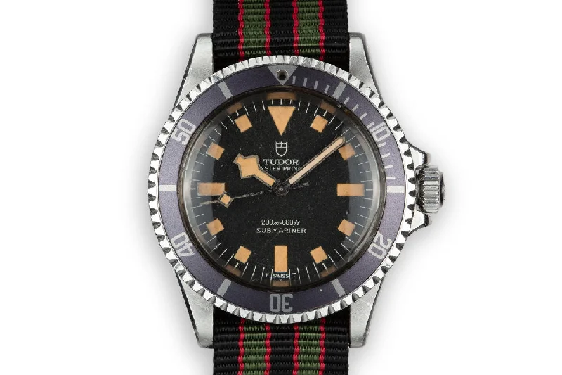 1974 Tudor Marine Nationale Snowflake Submariner 7016/0-Rolex Watch with Ceramic Bezel -