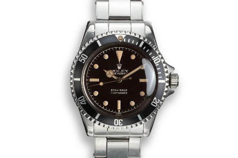 1961 Pointed Crown Guard Submariner 5512 With Gilt Chapter Ring Exclamation Dial-Rolex Watch with 5-Day Power Reserve -