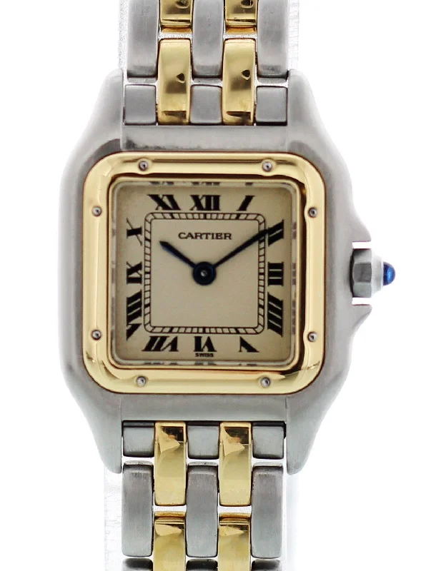 Cartier Panthere 18k Yellow Gold & Steel Ladies Watch-Cartier Watch with High-End Watchmaking -