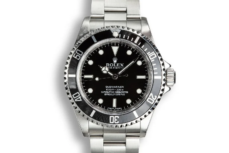 2010 Rolex Submariner 14060 with 4-Line Dial and Box and Papers-Rolex Watch for Prestigious Collecting -