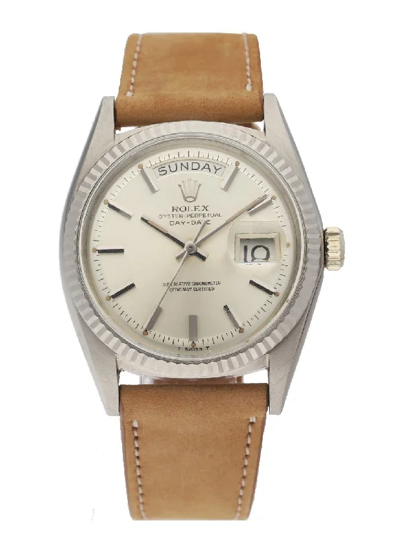 Rolex Day-Date 1803 18K White Gold Men's Watch Mint-Rolex Watch with Special Edition Features -