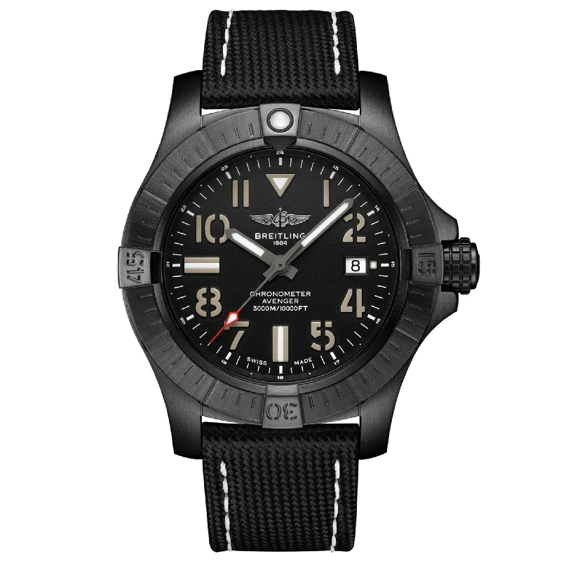 Avenger Automatic 45 Seawolf Night Mission V17319101B1X1-Breitling Watch with Chronograph and Date Function -