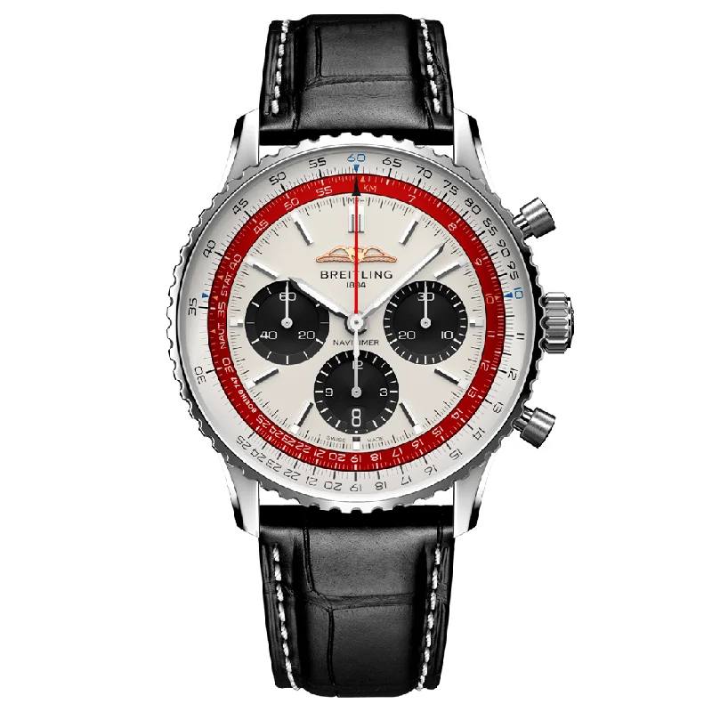 Navitimer B01 Chronograph 43 Boeing 747 AB01383B1G1P1-Breitling Watch with Pilot's Chronograph Design -