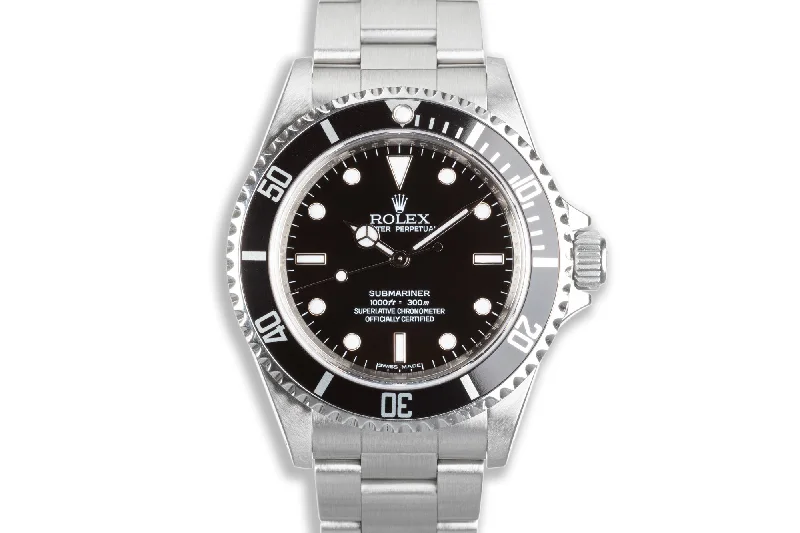 Rolex Submariner Bezel Engraved Serial 14060M 4 Liner-Rolex Explorer Watch -