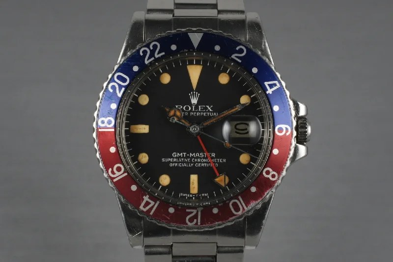 1979 Rolex GMT 1675-Rolex Watch with Military Precision -