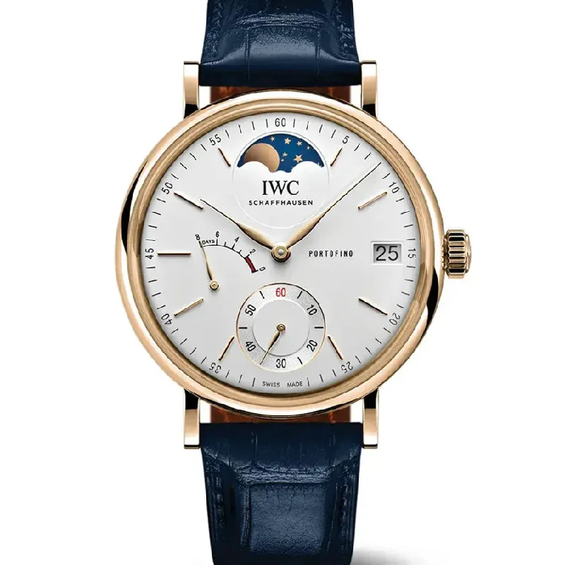 IWC PORTOFINO PERPETUAL CALENDAR 40mm IW344602-IWC Watch with Anti-Reflective Sapphire Crystal -