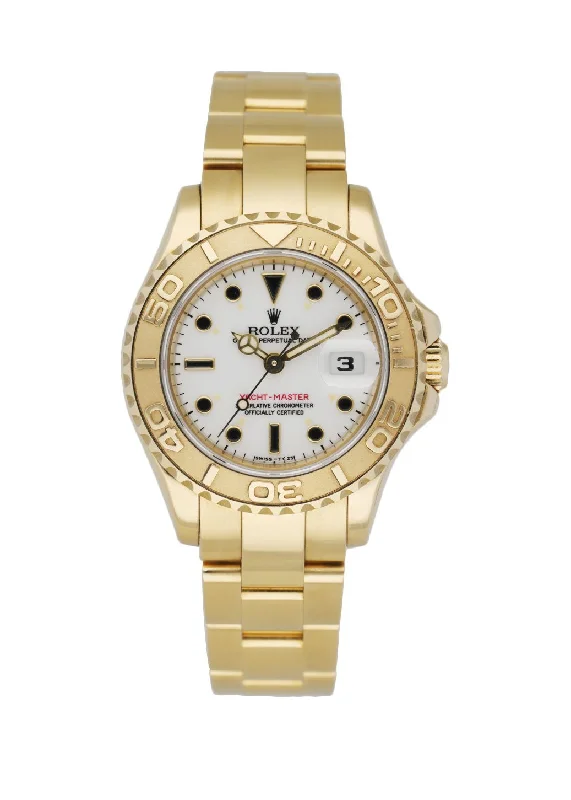 Rolex Yachtmaster 69628 18K Yellow Gold  Ladies Watch-Rolex Watch with Limited Availability -