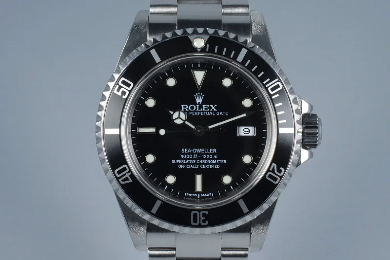 1999 Rolex Sea Dweller 16600 with Box and Papers-Rolex Watch for Limited Collectors -