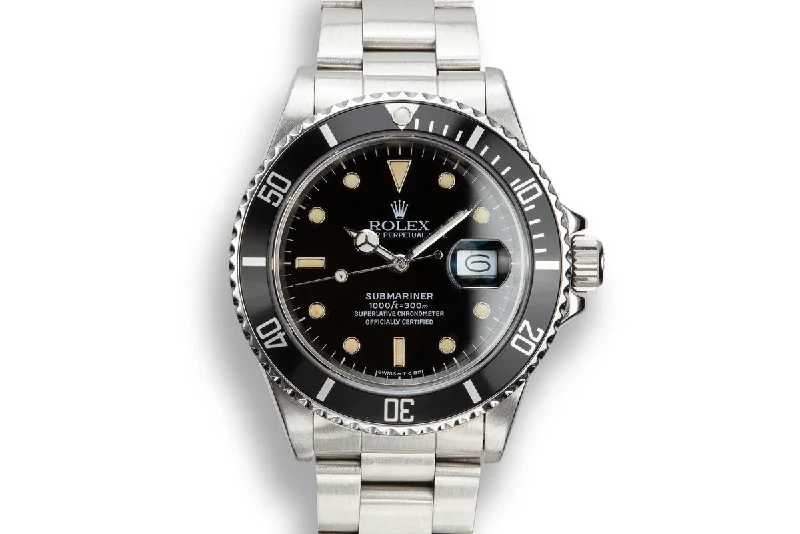 1987 Rolex Submariner 168000-Rolex Watch with Vintage and Modern Features -