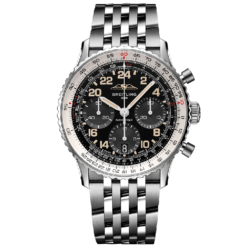 Navitimer B02 Chronograph 41 Cosmonaute PB02301A1B1A1-Breitling Watch for Adventurous Souls -