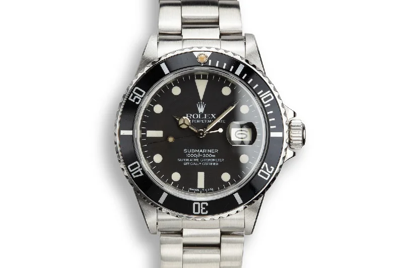 1980 Rolex Submariner 16800 Matte Dial-Buy Rolex Watches Online -