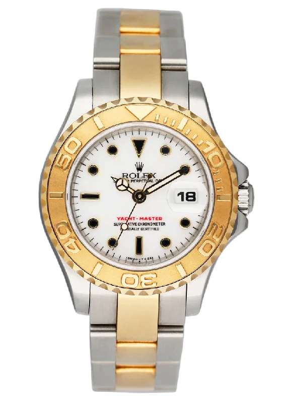 Rolex Yacht Master 69623 18K Yellow Gold & Stainless Steel Ladies Watch-Rolex Watch for Timeless Style -