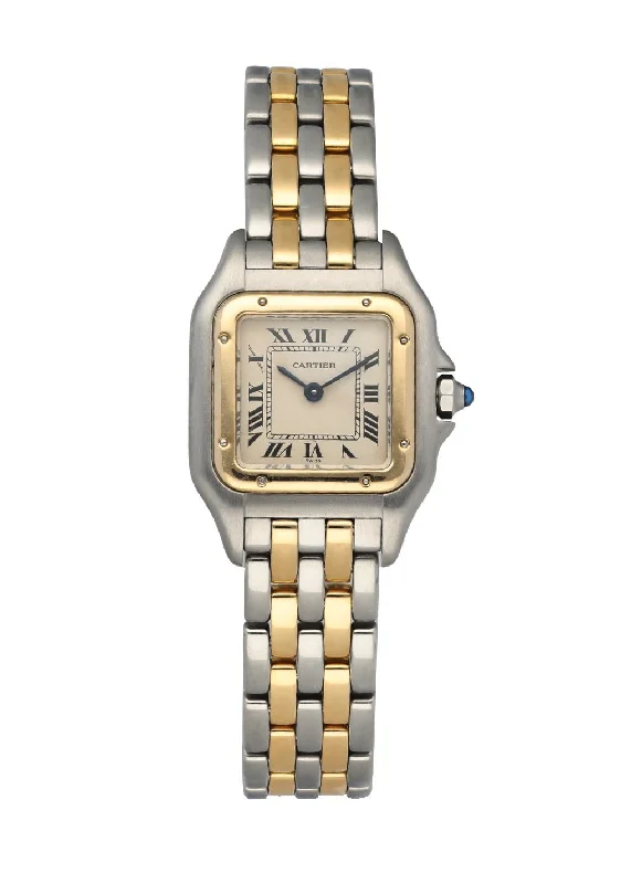 Cartier Panthere 112000R Ladies Watch-Cartier Watch with Alligator Leather Strap -