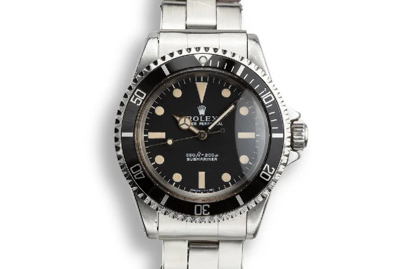 1970 Rolex Submariner 5513 Serif Dial with Box-Rolex Watch for World-Class Watch Collectors -