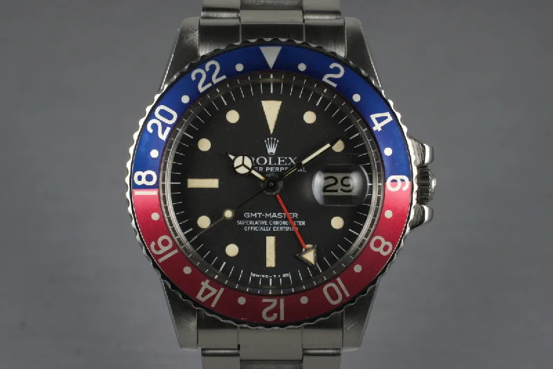 1975 Rolex GMT 1675 Radial Dial-Rolex Watch with Exclusive Materials -