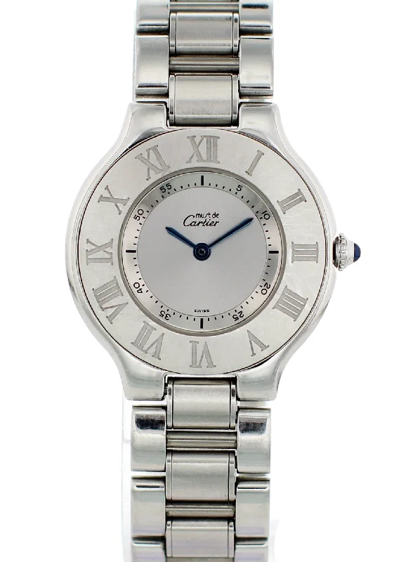 Cartier Must de 21 1330 Ladies Watch-Cartier Watch with Timeless Appeal -