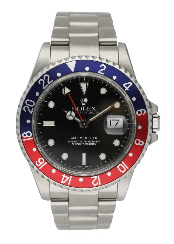 Rolex GMT Master II 16710 Pepsi Bezel Men's Watch-Rolex Watch for Prestigious Collecting -